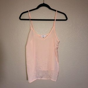 Silky peach camisole